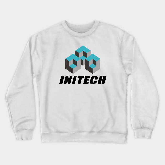 Initech Logo Office Space Crewneck Sweatshirt by E